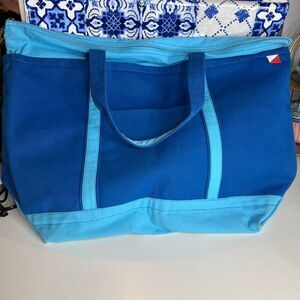Shorebags Large Zip Top Boat Tote with Pouch Cadet Bag A474814